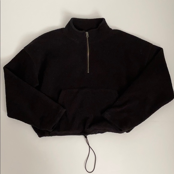 American Eagle Outfitters Tops - American Eagle cropped quarter zip fleece
